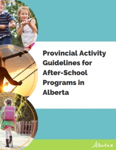 Provincial Activity Guidelines for Afterschool Programs